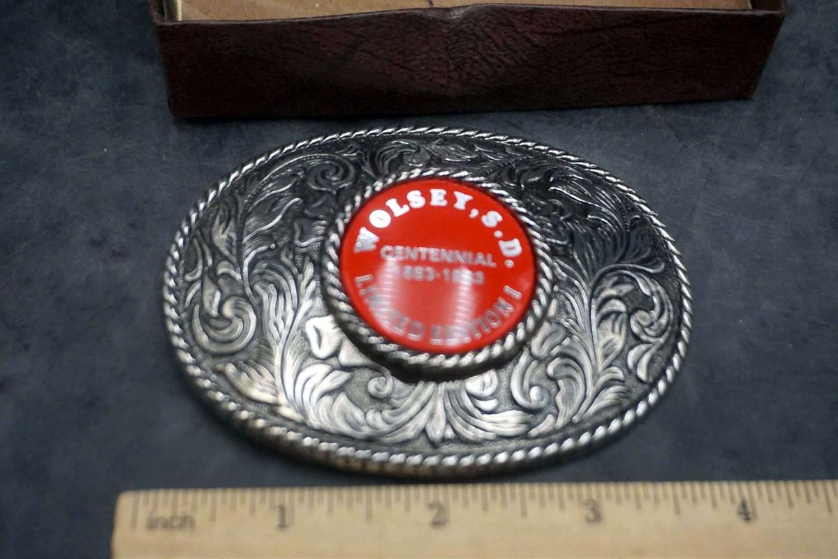 Wolsey, S.D Centennial Belt Buckle