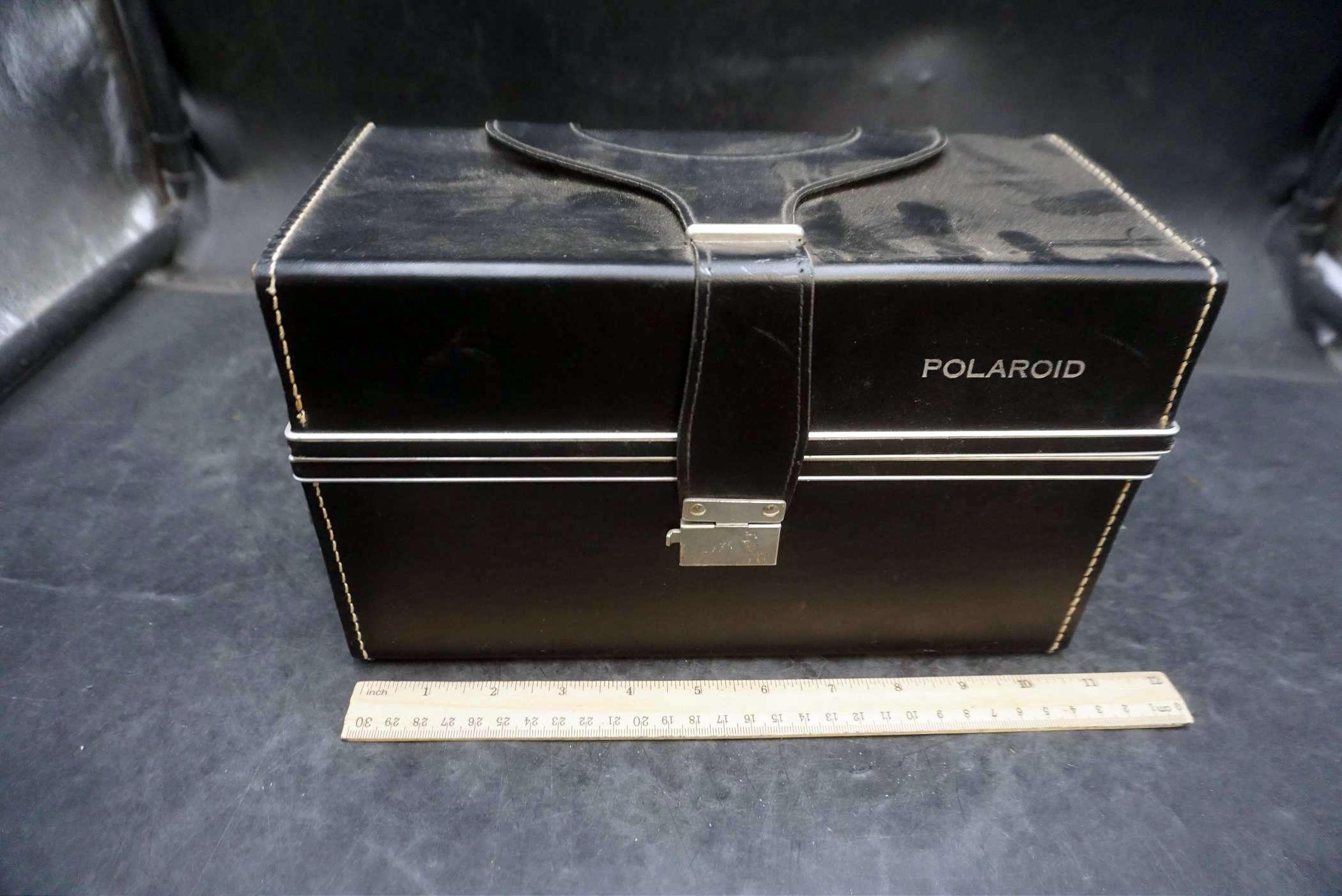 Polaroid Camera, Case, Flashes