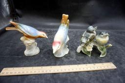 3 - Bird Figurines