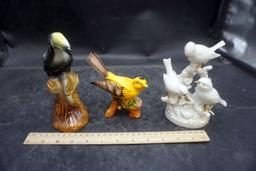 3 - Bird Figurines