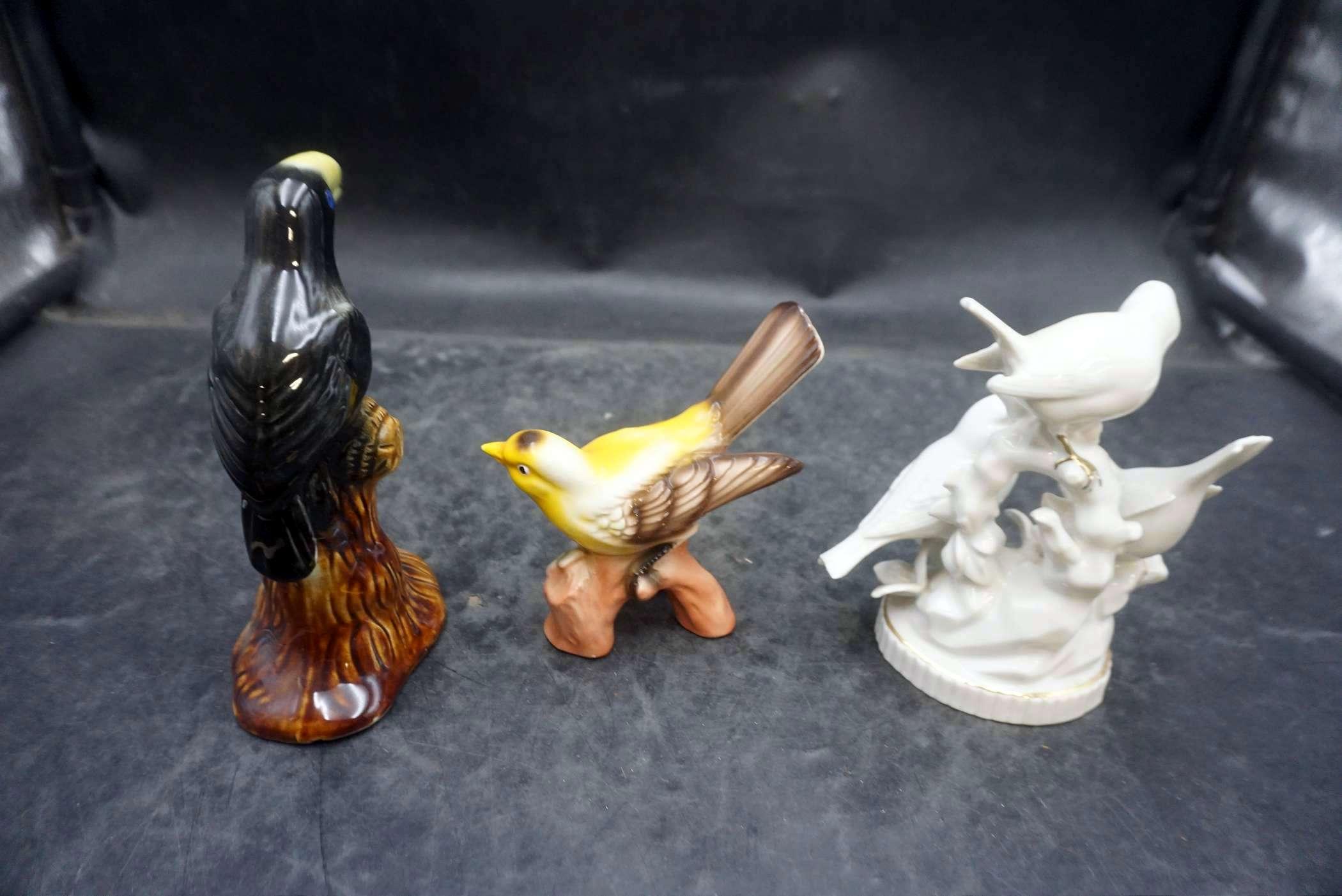 3 - Bird Figurines