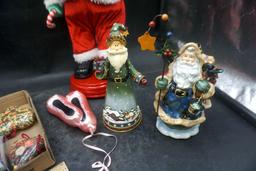 Christmas Decorations - Singing Santa, Figurines, Snowmen, Ornaments