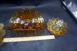 3 - Amber Dishes & Bowls