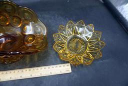 3 - Amber Dishes & Bowls