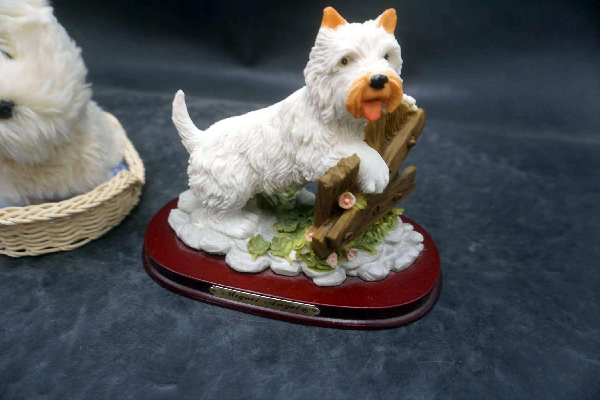 American Girl Toy Dog & Dog Sculpture