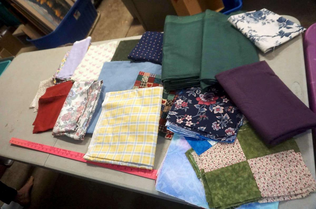 Assorted Fabric Pieces