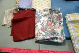Assorted Fabric Pieces