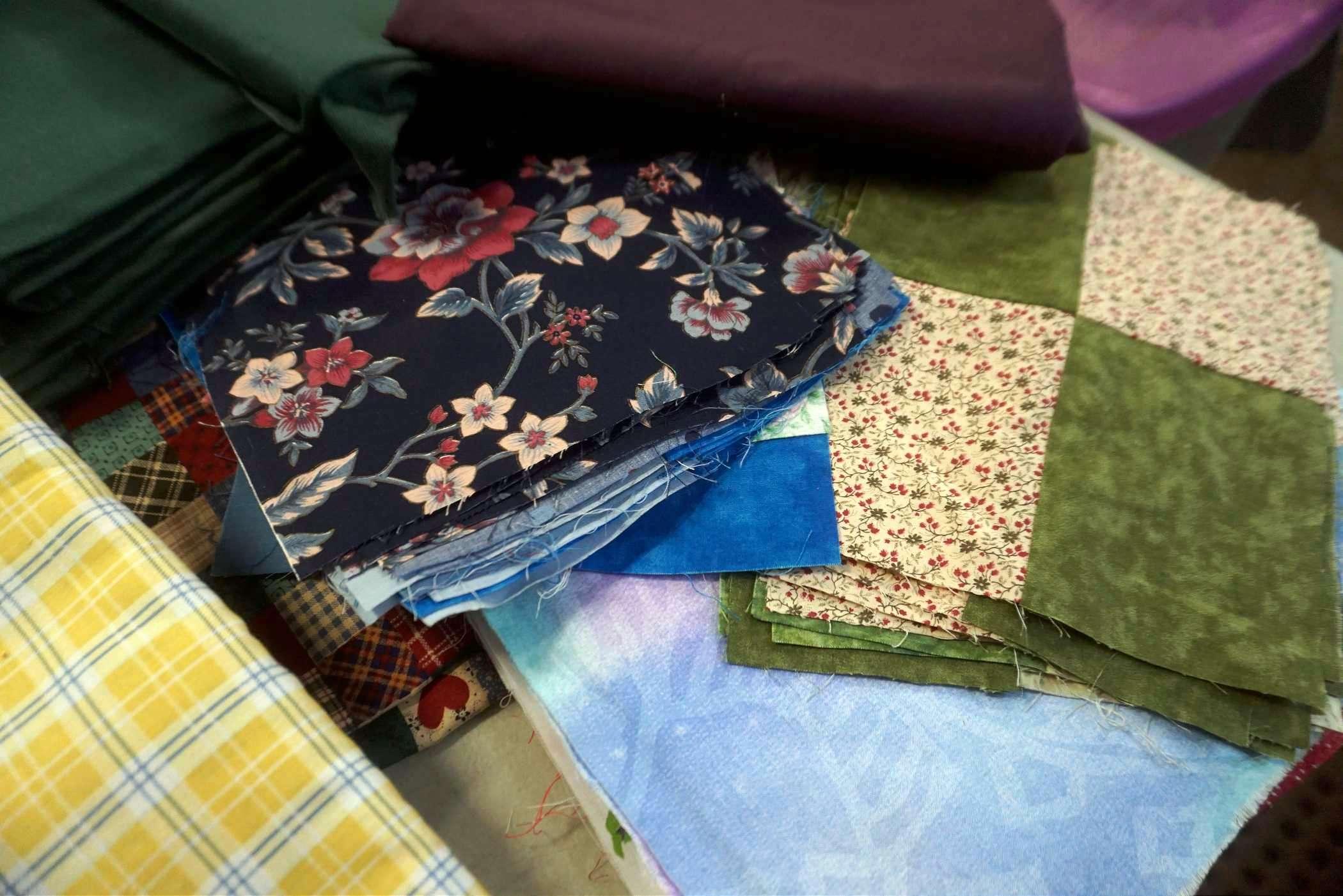 Assorted Fabric Pieces