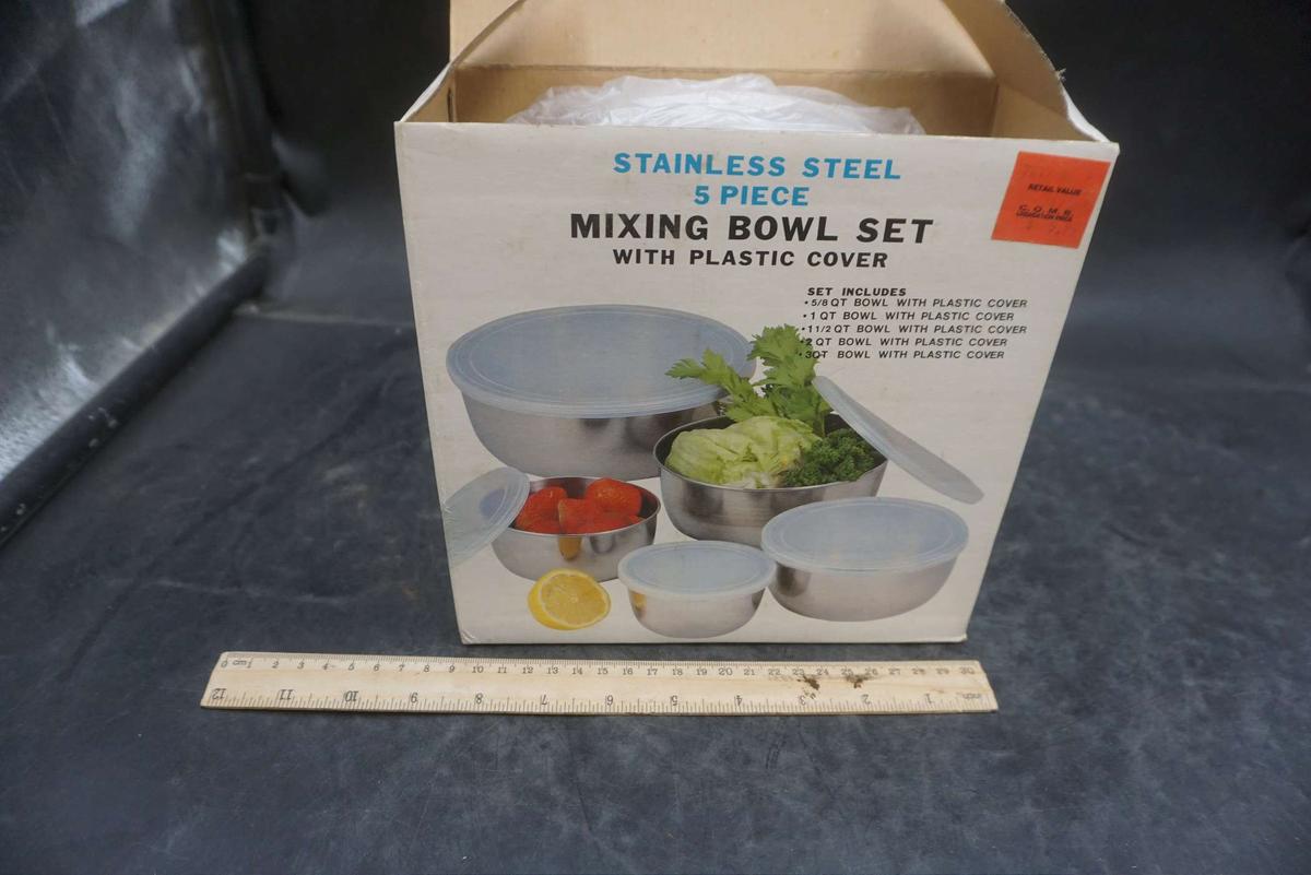 Stainless Steel 5 Pc. Mixing Bowl Set