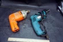 Makita Drill, Black & Decker 3/8" Drill