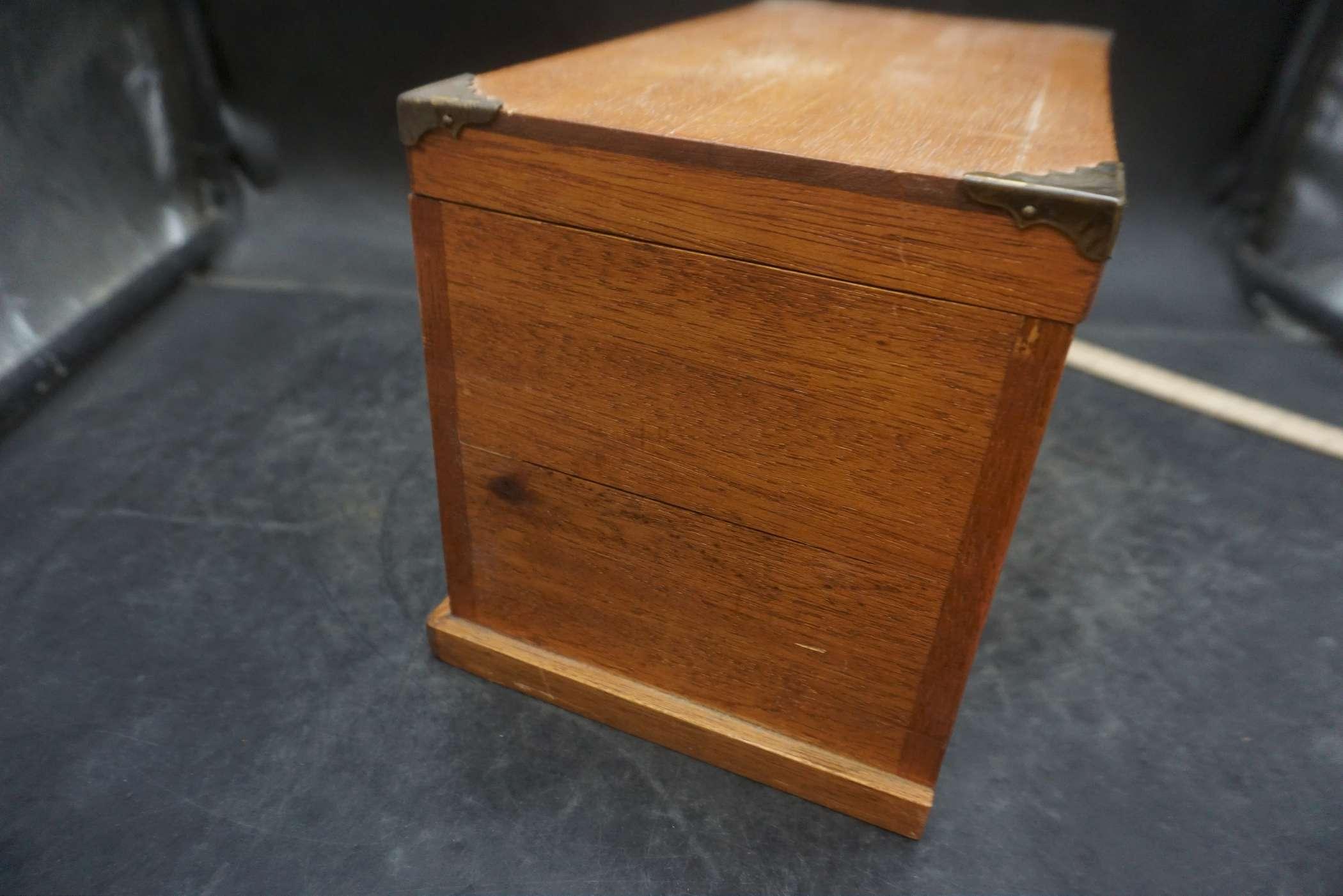 Wooden Jewelry Box w/ Drawer
