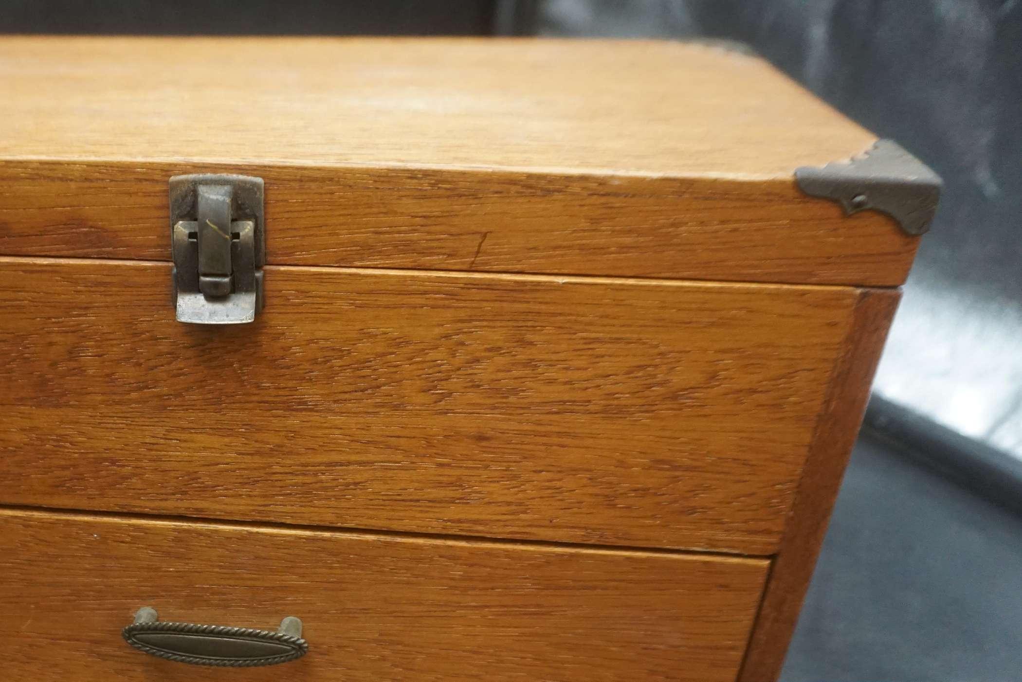 Wooden Jewelry Box w/ Drawer