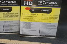 2 - Access HD Digital to Analog TV Converter w/ Dedicated Remote Controls