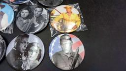 8 - Movie Actor/Actress Buttons
