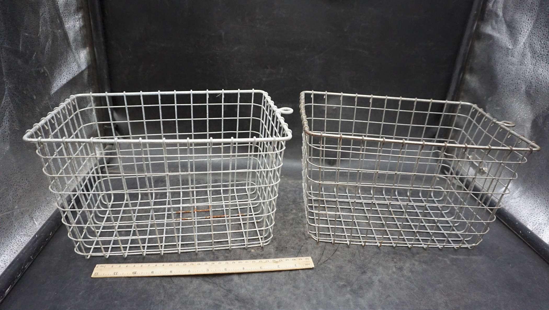 2 - Wire Pool Baskets