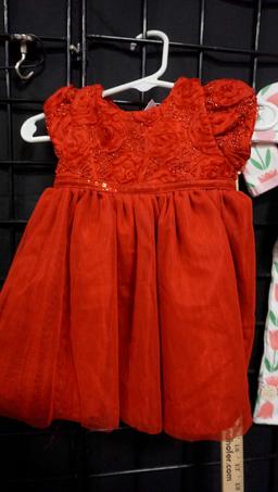 Red Dress & Outfit (Size Newborn)