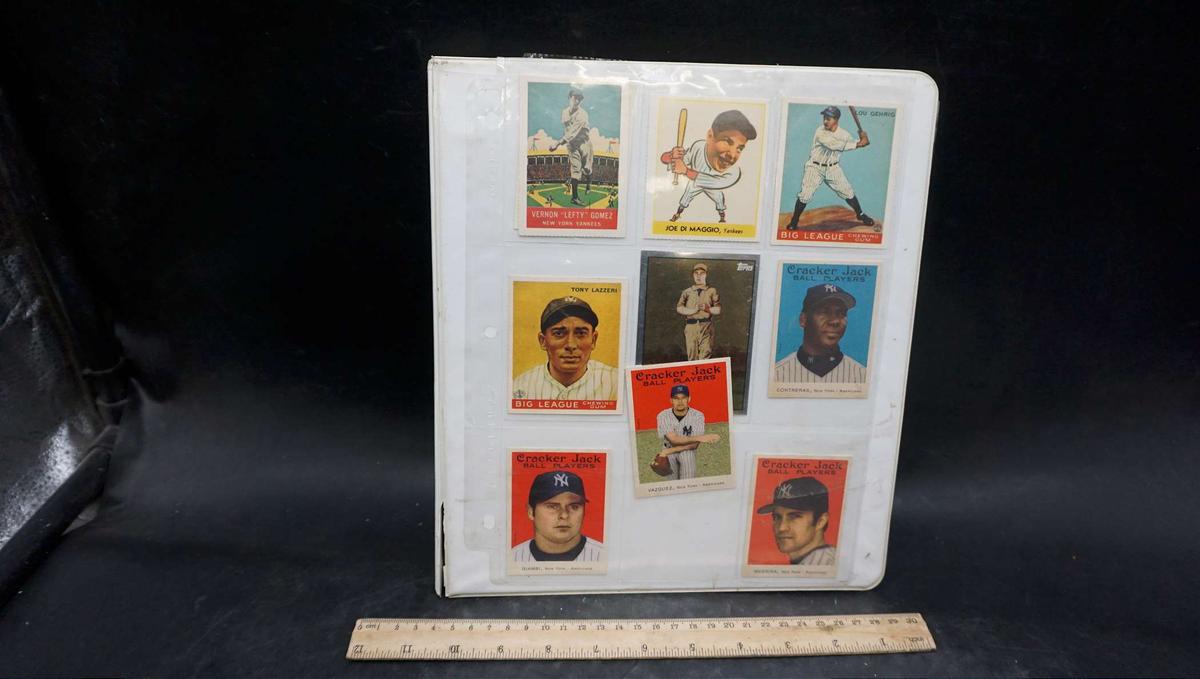 Binder w/ Baseball Cards