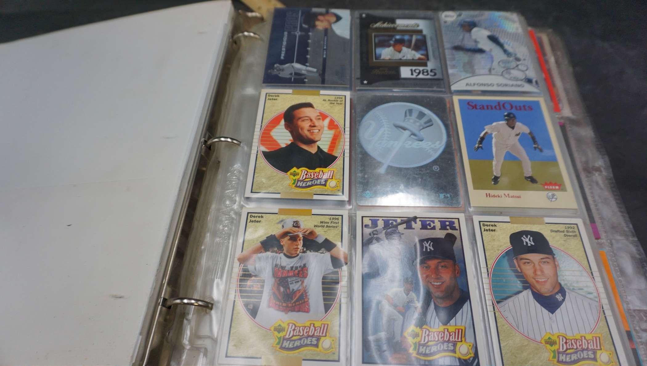 Binder w/ Baseball Cards