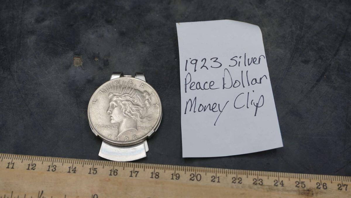 1932 Silver Peace Dollar Money Clip