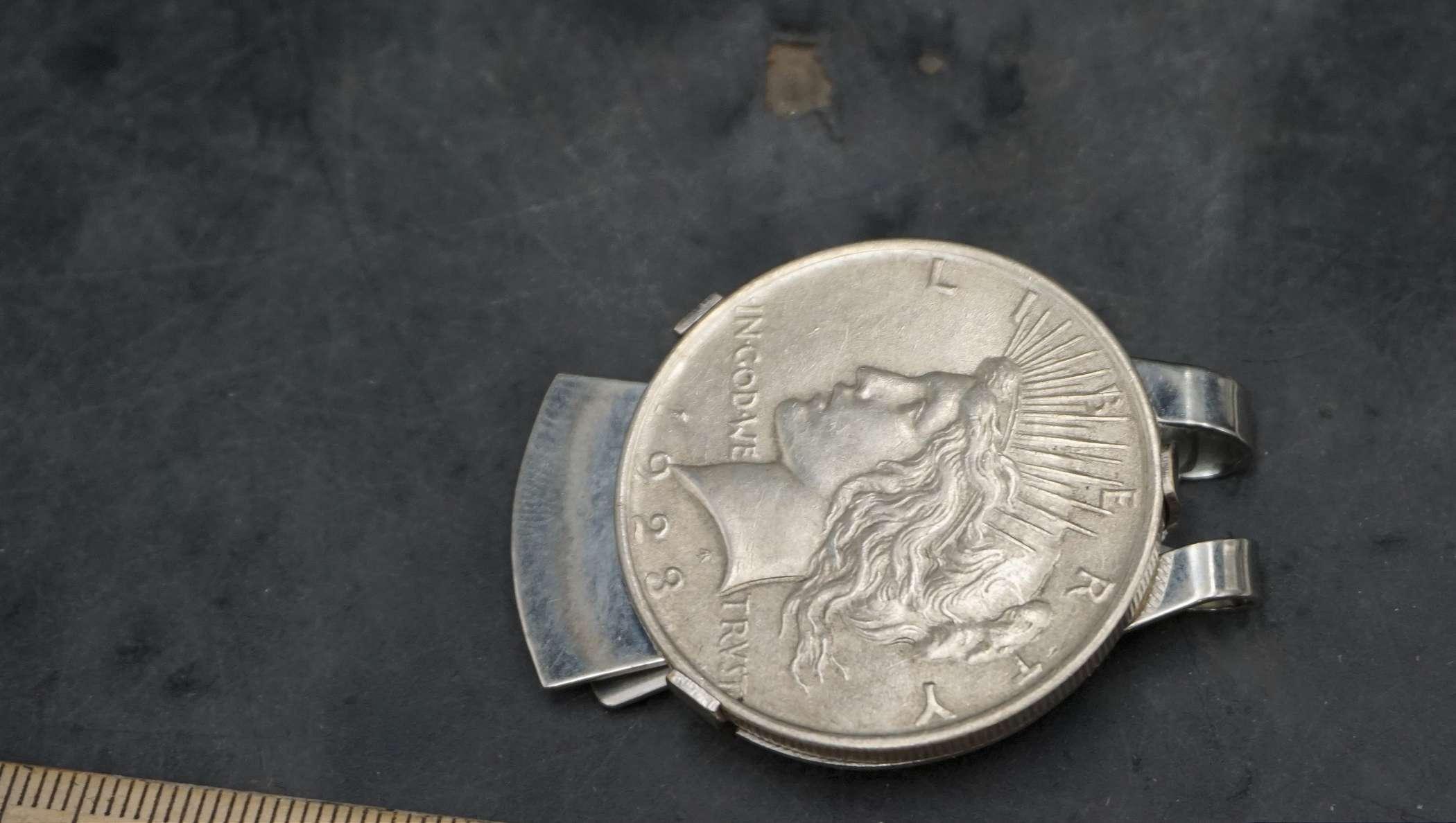 1932 Silver Peace Dollar Money Clip