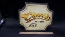 "Cheers Est. 1895" Metal Sign