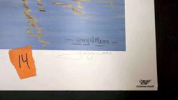 "Early Arrival - Canada Geese" by Gary W. Moss - 31/1500 Signed. Miller Genuine Draft Collab