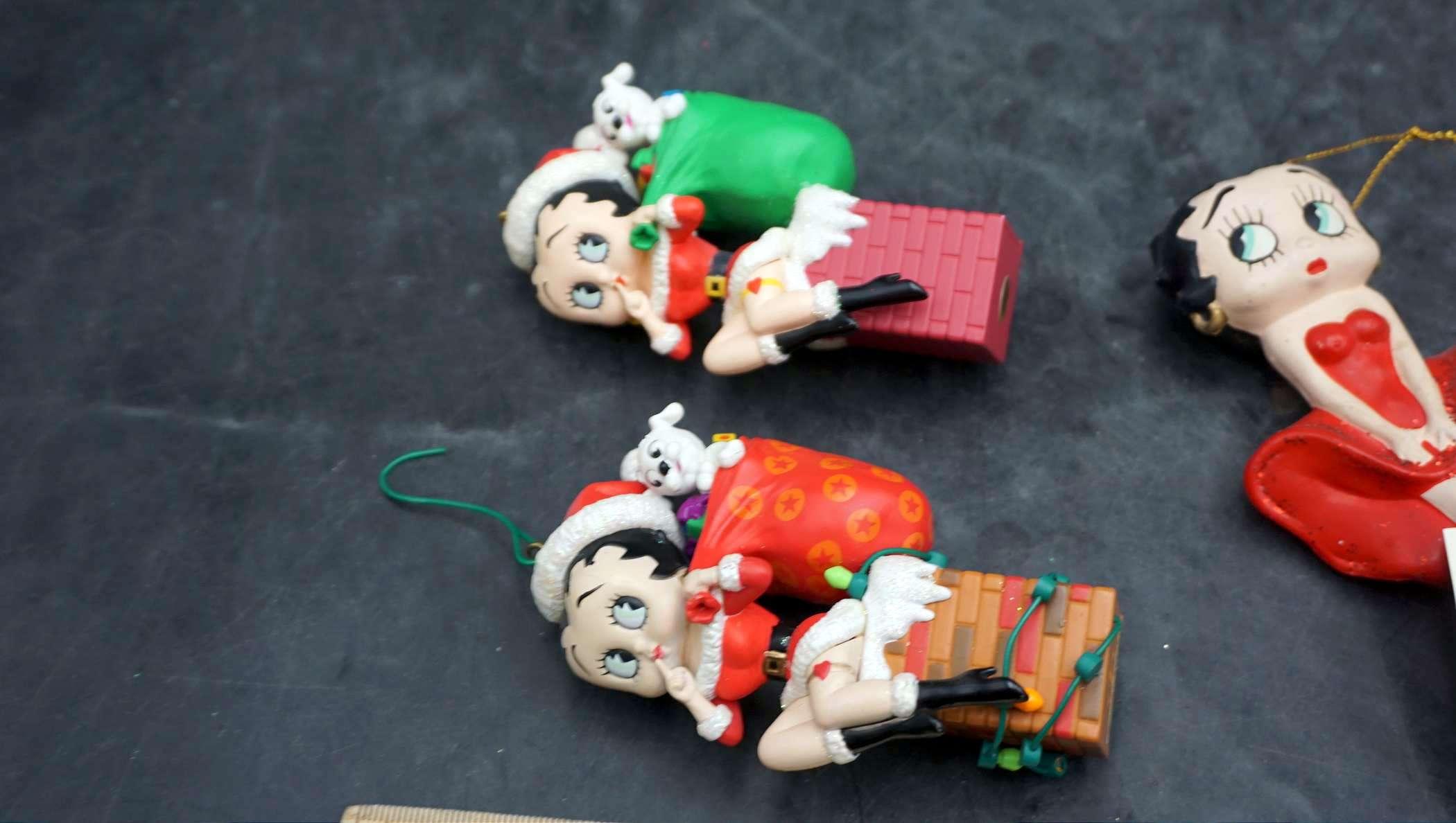 4 - Betty Boop Ornaments