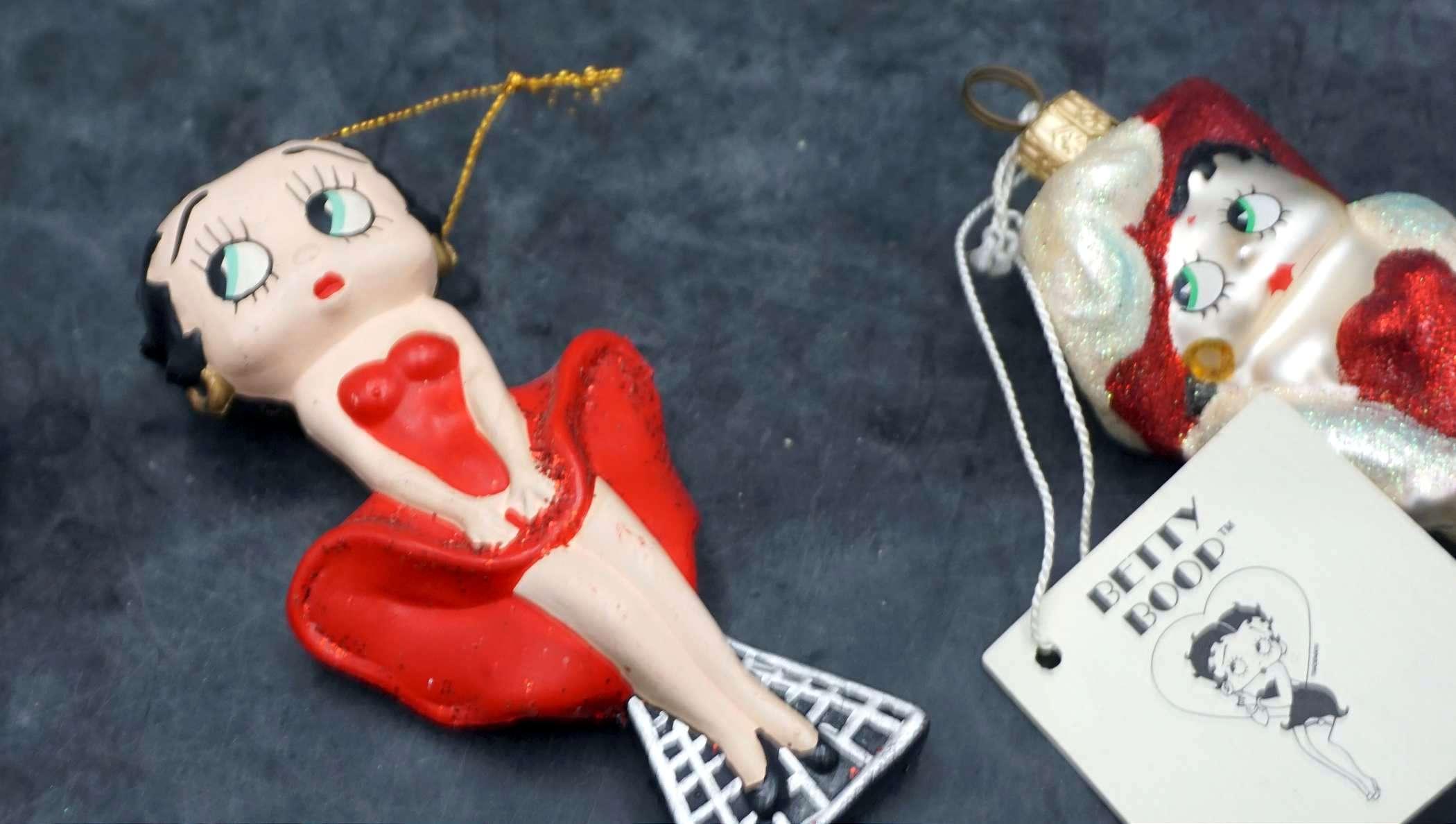 4 - Betty Boop Ornaments