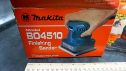 Black & Decker Auto Tape & Makita Model B04510 Finishing Sander