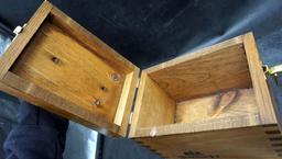 Stafford Dovetail Wood Shoe Shine Box