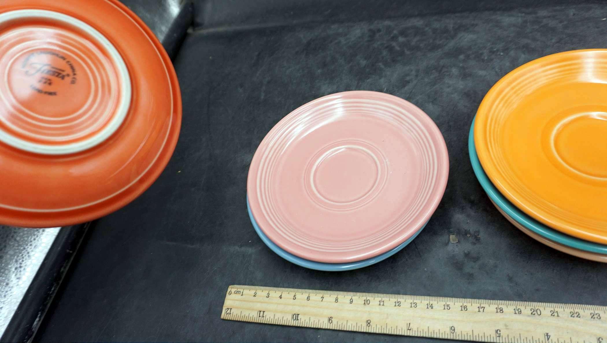 Colored Fiestaware Plates