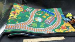 Play Road Rug & Toy Vehicles