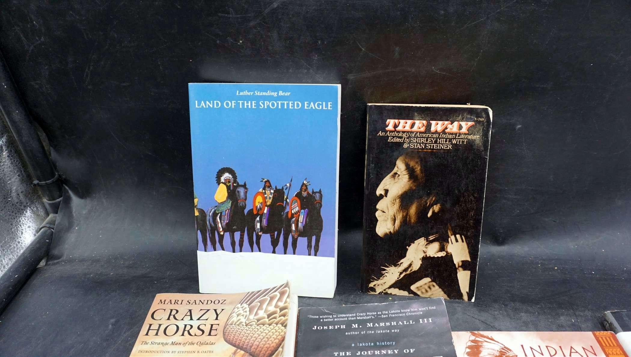 Assorted Books - Crazy Horse, Indian Spirit & More