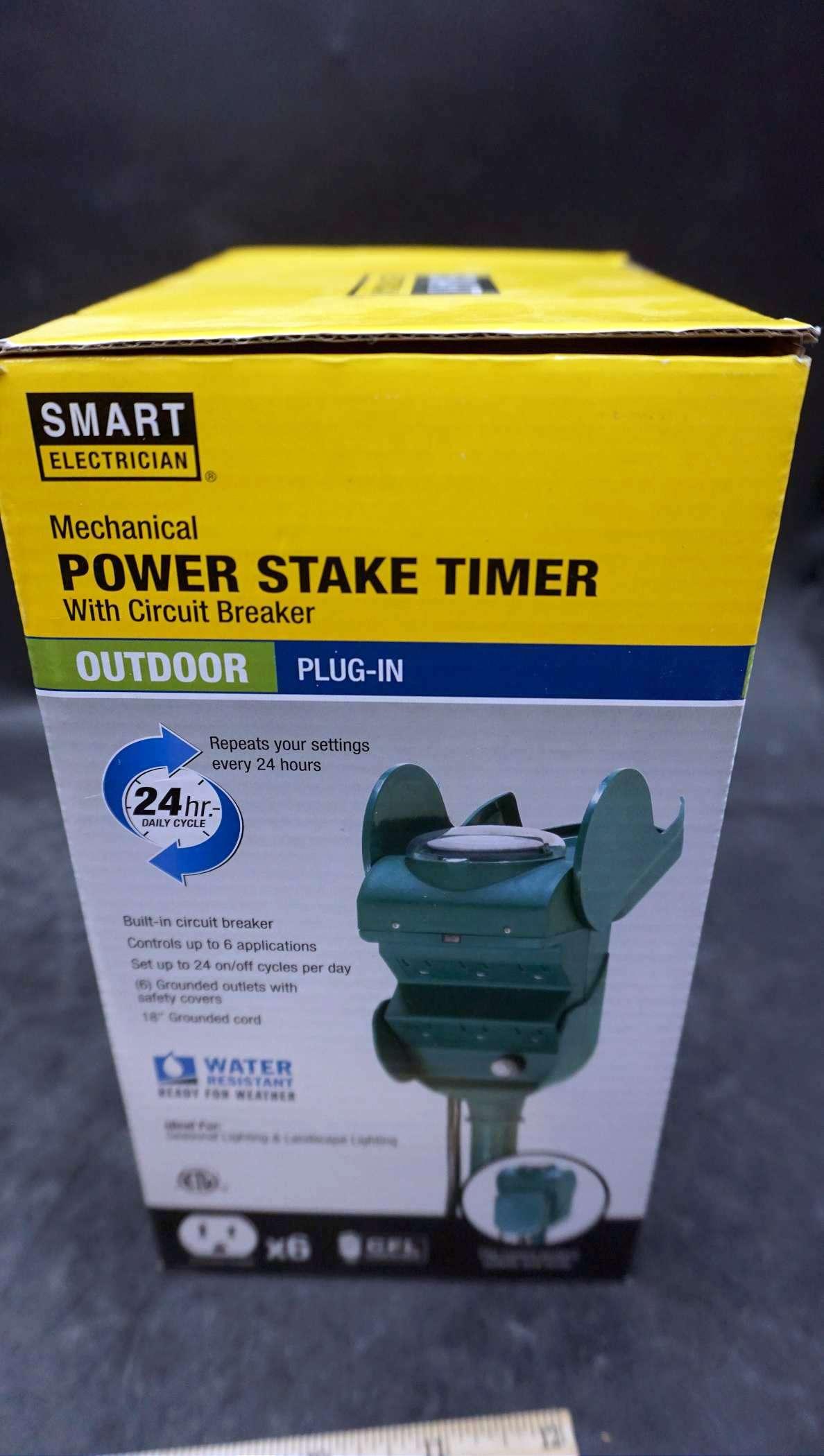 Smart Power Stake Timer & Uniden Cordless Phone