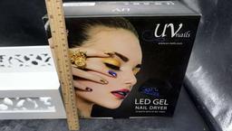 Uv Nails Led Gel Nail Dryer & Basket