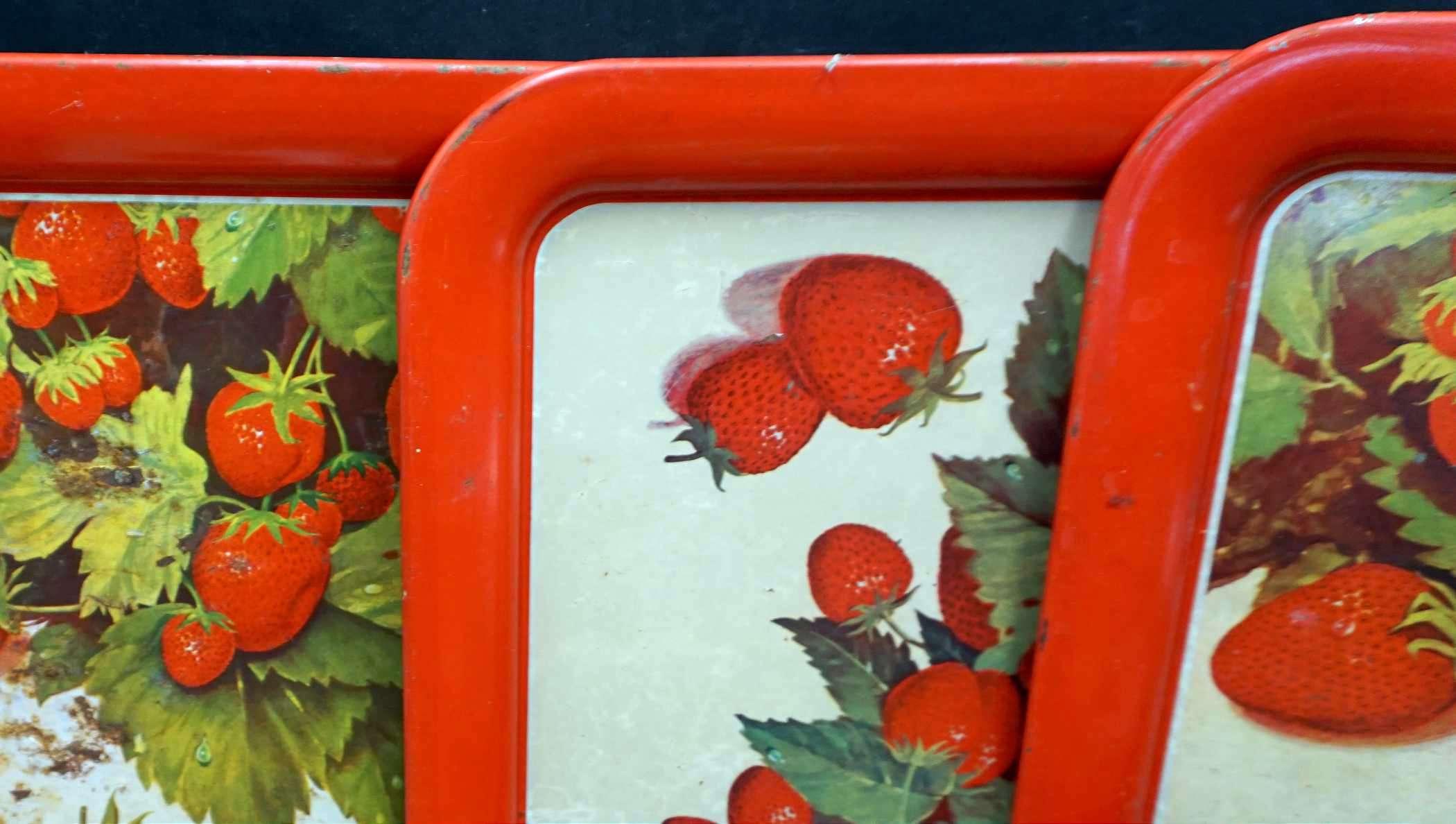 5 - Strawberry Dinner Trays