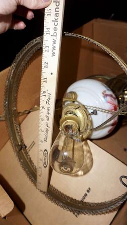 Vintage Hanging Lamp (Electric)