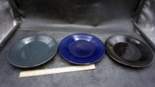 3 - Fiestaware Plates