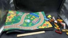 Play Road Rug & Toy Vehicles