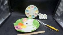 Egg Plate, Wisk, Rabbit Plate & Shakers