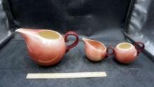 Hall Pitcher, Creamer & Sugar Bowl