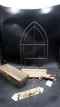 Savon Rack, Shelf, Metal Bird Decor