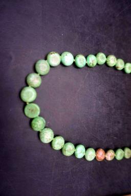 Howlite Green Stone Necklace