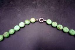 Howlite Green Stone Necklace