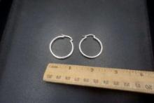 Sterling Silver Hoop Earrings