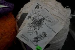 2 Halloween Pinatas - Pumpkin & Ghost