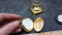 Stand W/ 2 Pocket Watches
