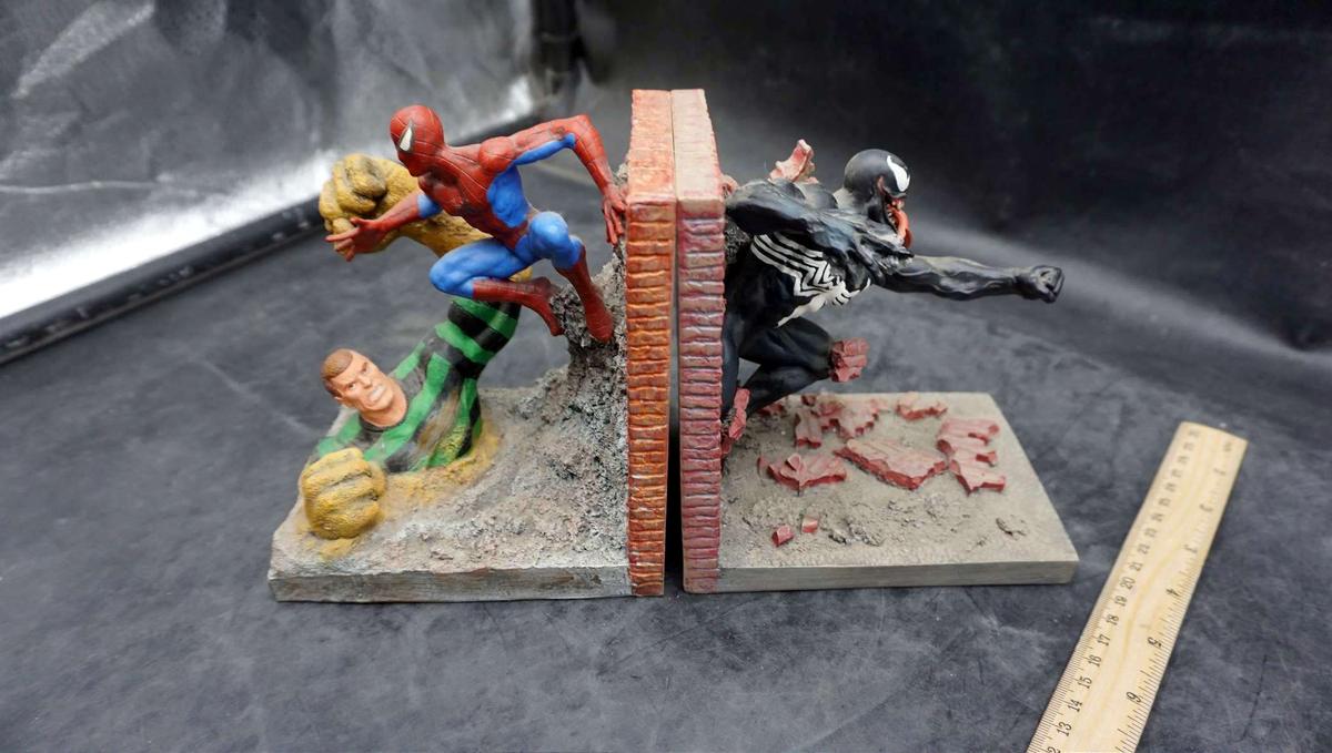 Spiderman Bookends