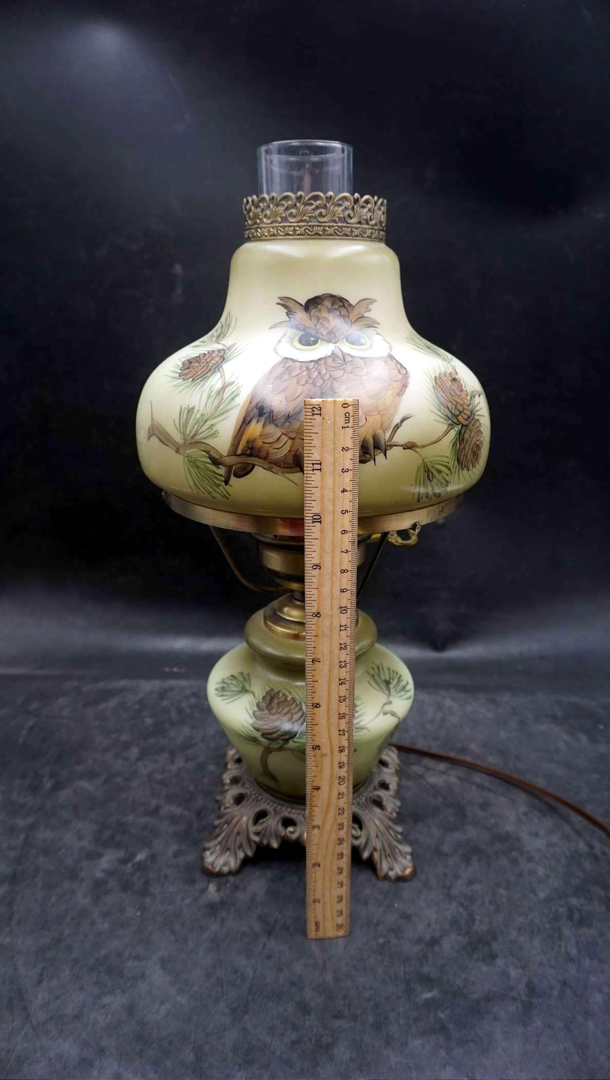 Electric Owl Lamp