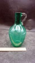 Green Glass Vase